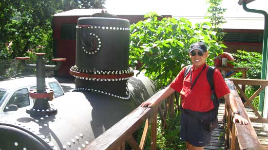Lorrin Lee in Martinique.